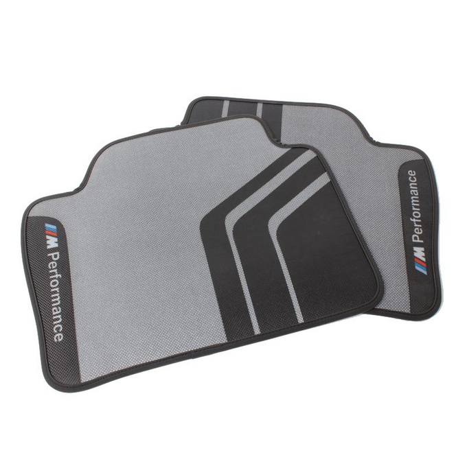 BMW Floor Mat Set - Rear (Black - Carpeted) 51472409931